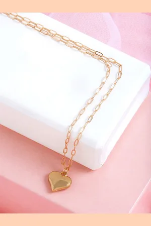 BeWitched Gold-Plated Heart Pendant Necklace