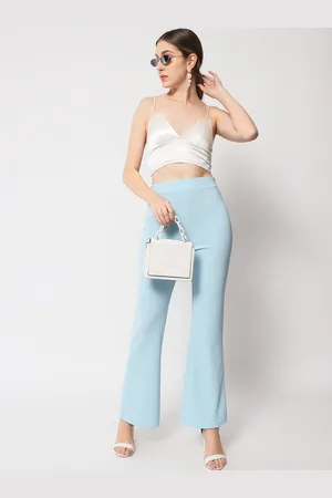 Chemistry Women Flared High-Rise Trousers