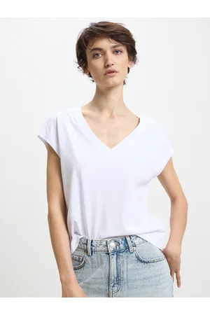 Calliope Women Pure Cotton Extended Sleeves T-shirt