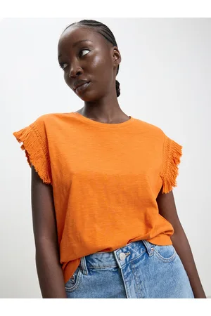 Calliope Flutter Sleeve Cotton Top