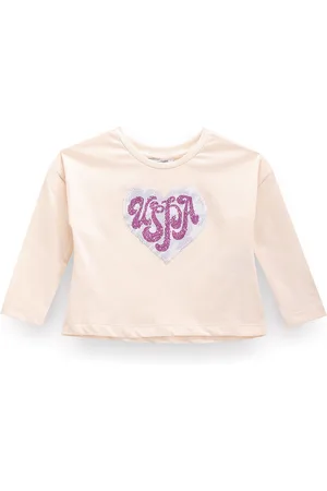 Ralph Lauren Girls Embellished Pure Cotton T-shirt