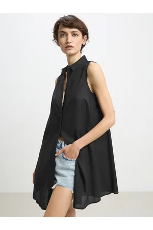 Calliope Shirt Style Longline Top