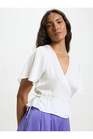 Calliope Solid Wrap Top