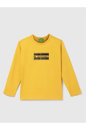 Benetton Boys Round Neck Long Sleeves T-Shirt