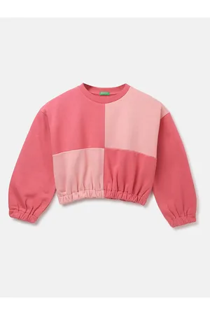 Benetton Girls Pink Sweatshirt