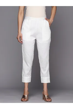 Libas Women Solid Slim Fit Trousers