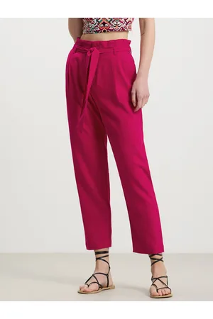 Calliope Women Straight Fit High-Rise Trousers