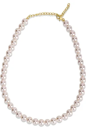 FableStreet Sterling Silver Pearl Necklace
