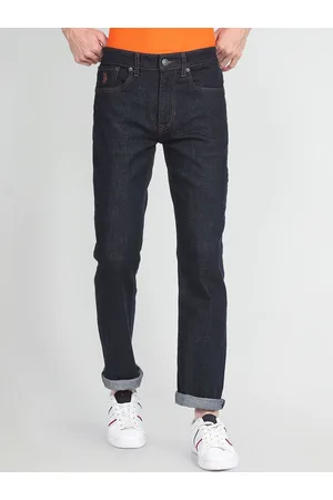 Ralph Lauren Men Blue Harold Slim Straight Fit Stretchable Jeans