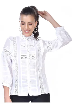 BEATNIK Self Design Shirt Style Top