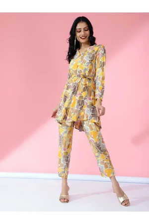 Bani Women Abstract Printed Tunic & Trousers Co-Ords