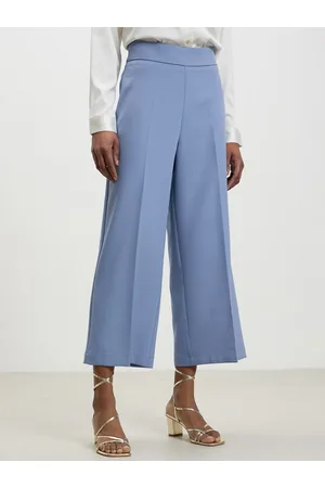 Calliope Women Flared High-Rise Cropped Trousers