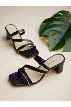 Tokyo Talkies Square Toe Block Heels