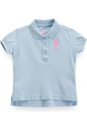 Ralph Lauren Girls Polo Collar Pure Cotton T-shirt