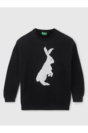 Benetton Boys Graphic Printed Cotton Pullover