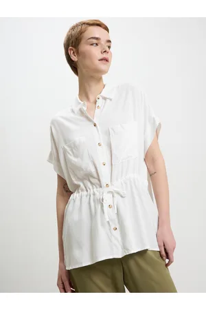 Calliope Extended Sleeves Shirt Style Longline Top