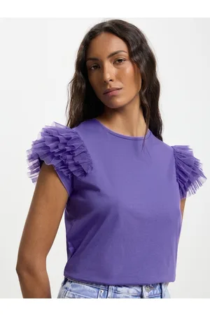 Calliope Flutter Sleeve Cotton Top