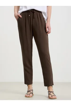 Calliope Women Straight Fit High-Rise Trousers