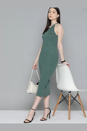 Chemistry Ribbed Midi Bodycon Dress