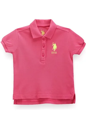 Ralph Lauren Girls Polo Collar Regular Fit Cotton T-Shirt
