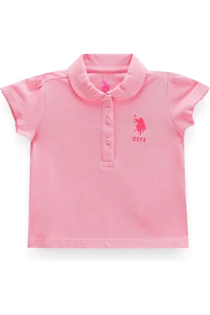 Ralph Lauren Girls Polo Collar Pure Cotton T-shirt