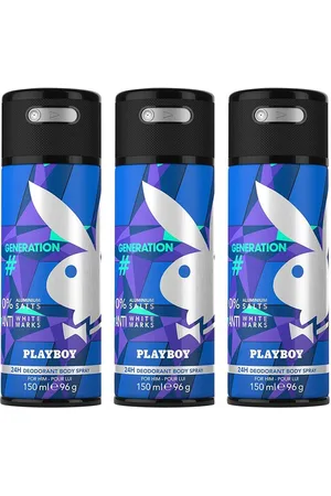 Playboy Men Set of 3 Generation Deodorant Spray 150 ml each