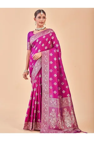 Anouk Ethnic Motifs Woven Design Zari Banarasi Saree