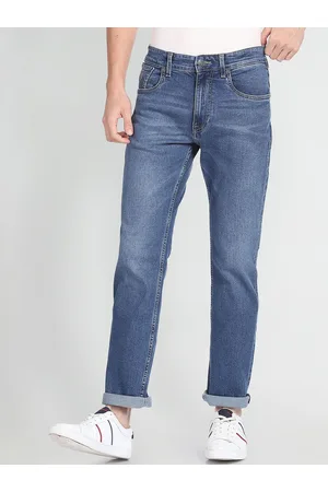 Ralph Lauren Men Blue Harold Slim Straight Fit Light Fade Stretchable Jeans