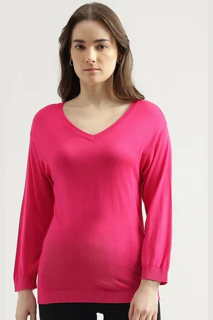 Benetton V-Neck Long Sleeves Pullover