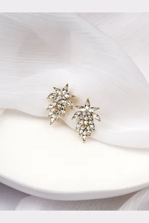 BeWitched Gold-Plated Contemporary Studs Earrings
