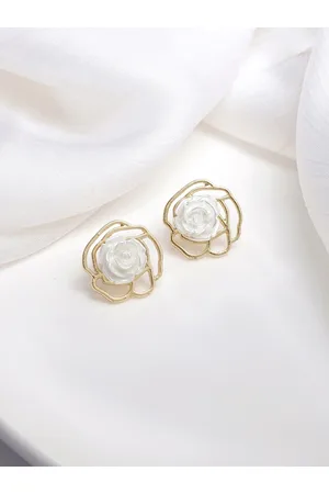 BeWitched Gold-Plated Contemporary Studs Earrings
