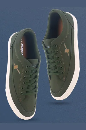 Sparx Men Lace-Up Contrast Sole Sneakers