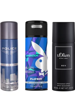 Police X Playboy x s.Oliver Men Set of 3 Deodorant Body Spray - 500 ml