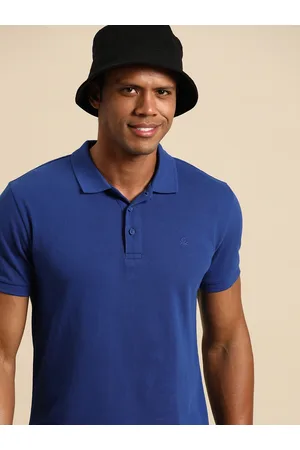 Benetton Men Polo Collar Pure Cotton T-shirt
