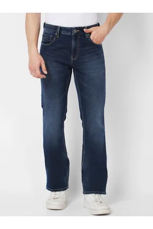 SPYKAR Men Mid-Rise Rafter Relaxed Fit Light Fade Stretchable Jeans