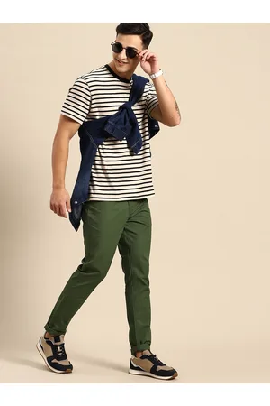 Benetton Men Slim Fit Trousers