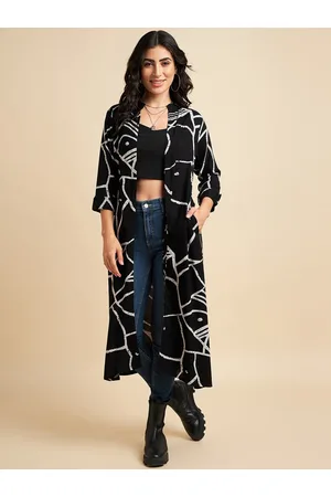 Azira Abstract Printed Longline Shrug