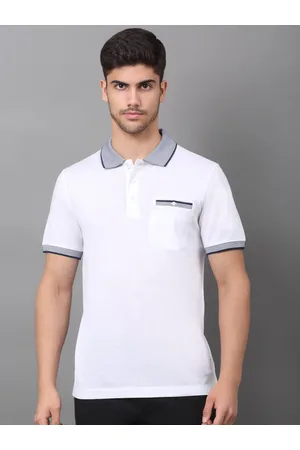 LOUIS STITCH Stretchex Polo Collar Slim Fit Cotton T-Shirt