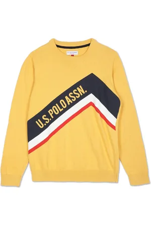 Ralph Lauren Boys Typography Printed Cotton Pullover