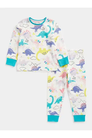 Mothercare Girls Printed T-shirt With Pyjamas