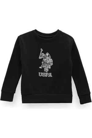 Ralph Lauren Boys Typography Printed Cotton Sweatshirt