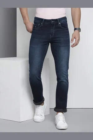 Nautica Men Straight Fit Low-Rise Light Fade Stretchable Jeans