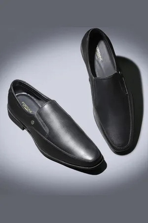 Liberty Men Round Toe Leather Formal Slip-On Shoes