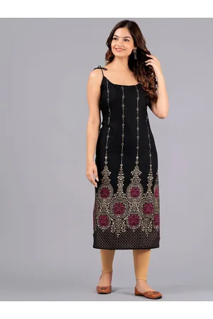 Bachuu Ethnic Motifs Printed Straight Kurta