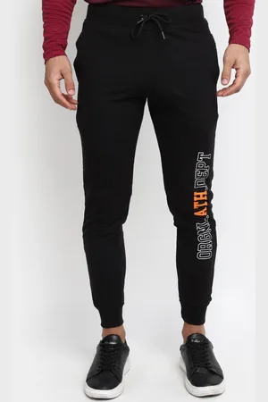 V-Mart Men Typography Printed Regular Fit Cotton Track Pants