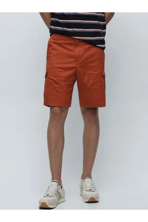 SELECTED Men Red Cargo Shorts