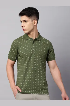 Blue Buddha Conversational Printed Polo Collar Cotton T-shirt