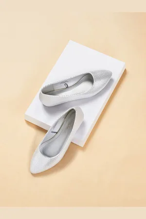 Pantaloons Printed Pointed Toe Ballerinas