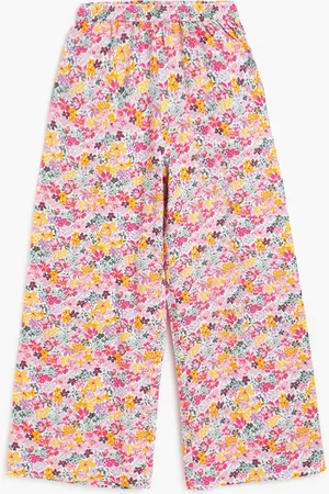 Campana Girls Floral Printed Culottes Trousers