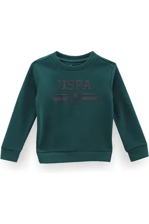 Ralph Lauren Boys Typography Printed Cotton Sweatshirt